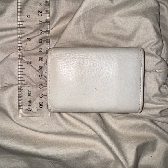 Balenciaga White Cream Envelope Card Holder Wallet - Picture 15 of 16